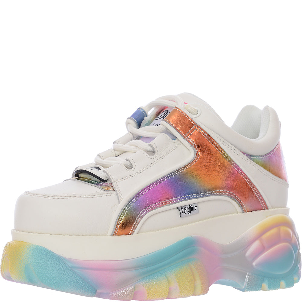 Buffalo London Women's Classic Chunky Trainers in Iridescent Multi