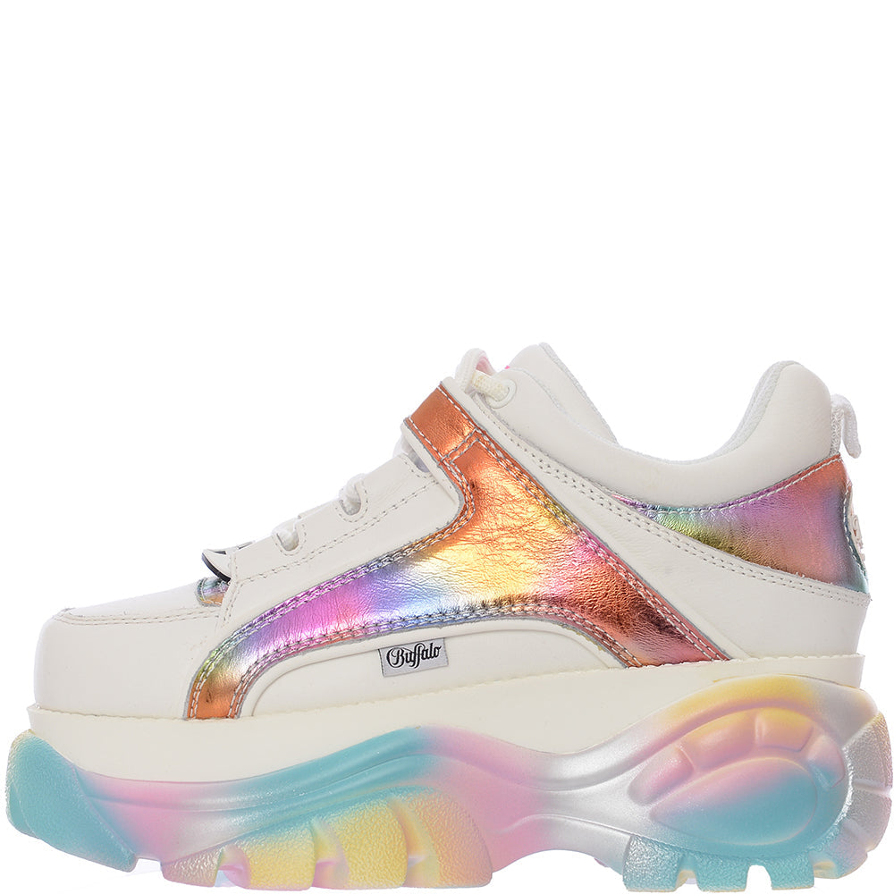 Buffalo London Women's Classic Chunky Trainers in Iridescent Multi