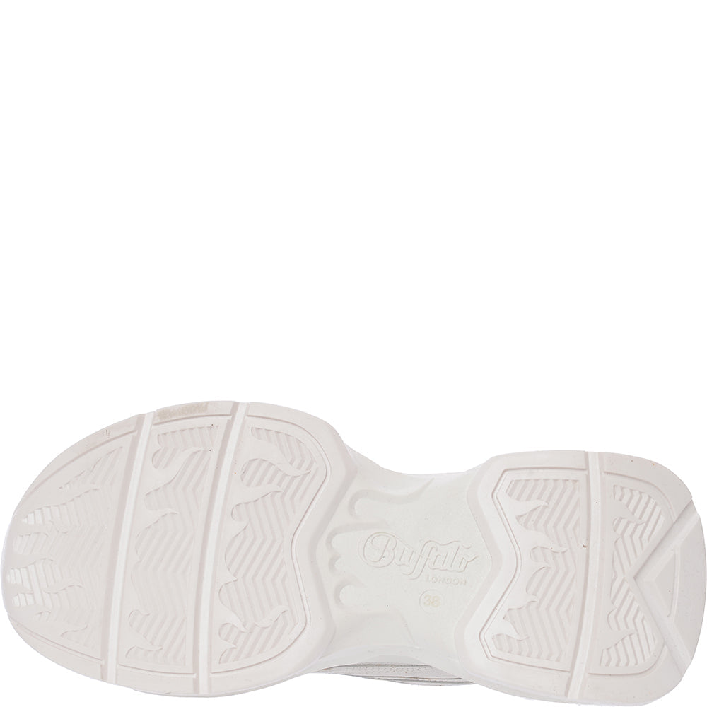 Buffalo London Women's Eyza P Chunky Trainers in White