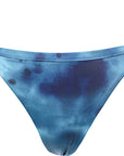 Weekday Women's Blue Brush Print Ava Bikini Briefs