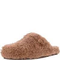 ALDO Womens WFH Slip-On Mules in Brown Teddy Fur