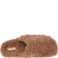 ALDO Womens WFH Slip-On Mules in Brown Teddy Fur