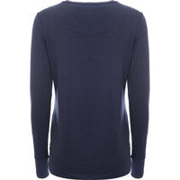 Superdry Women's Sport Active Studio Luxe Sweatshirt in Navy Marl