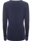 Superdry Women's Sport Active Studio Luxe Sweatshirt in Navy Marl