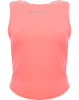 Superdry Womens Coral Sport Training Logo Vest Top