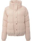 Brave Soul Women's Peach Skin Puffer Jacket