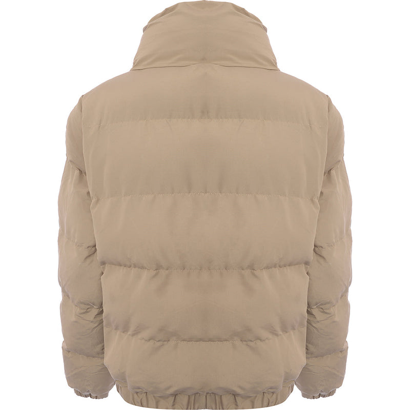 Brave Soul Women's Grey Slay Peach Skin Puffer Jacket