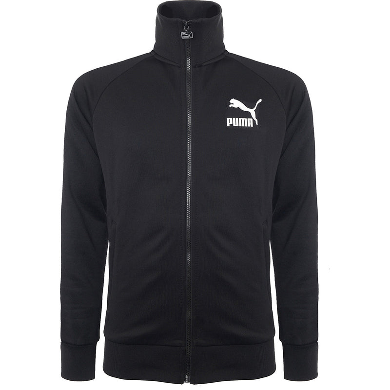 Puma Men's Black Iconic T7 Zip Up Jacket