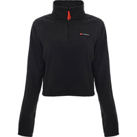 Berghaus Womens Prism 1/2 Zip Cropped Fleece in Black