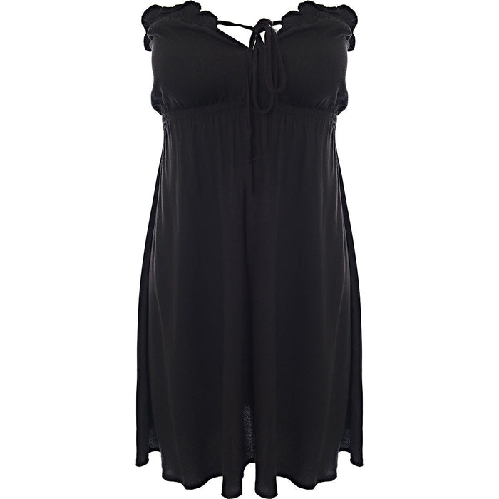 Cotton:On Womens Tiered Bandeau Dress in Black