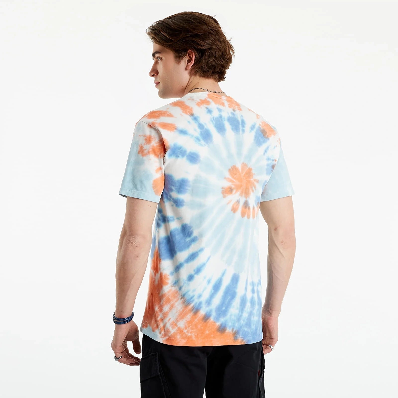 Vans Mens Off The Wall Sunburst Tie-Dye T-Shirt In Multi
