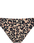 Superdry Women's Brown Print Leopard Cheeky Bikini Bottom