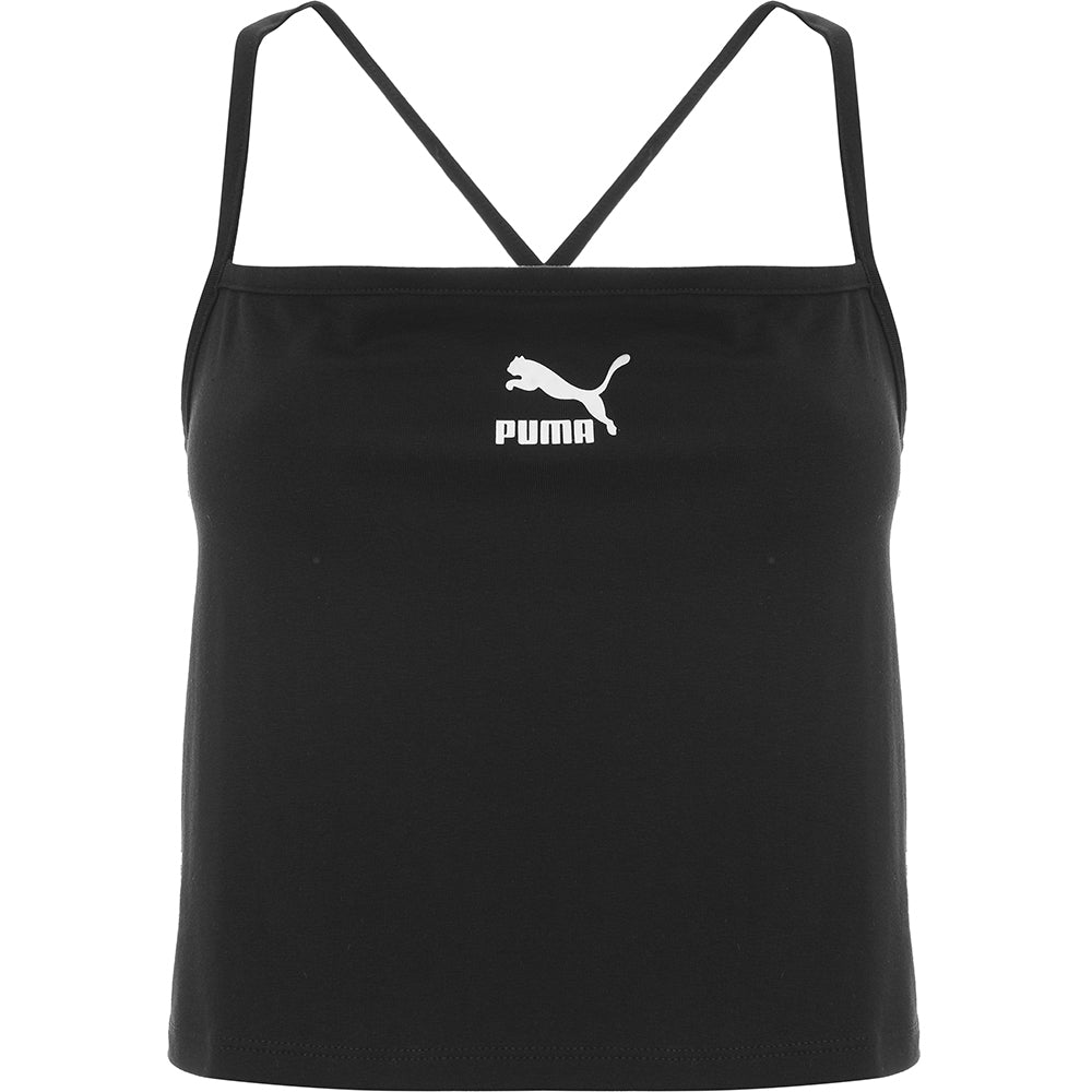 Puma Womens Black Classics Strappy Tank Top