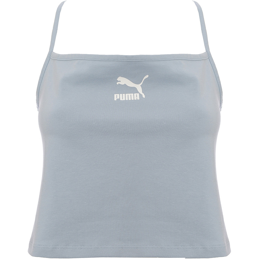 Puma Women's Blue Classics Strappy Tank Top