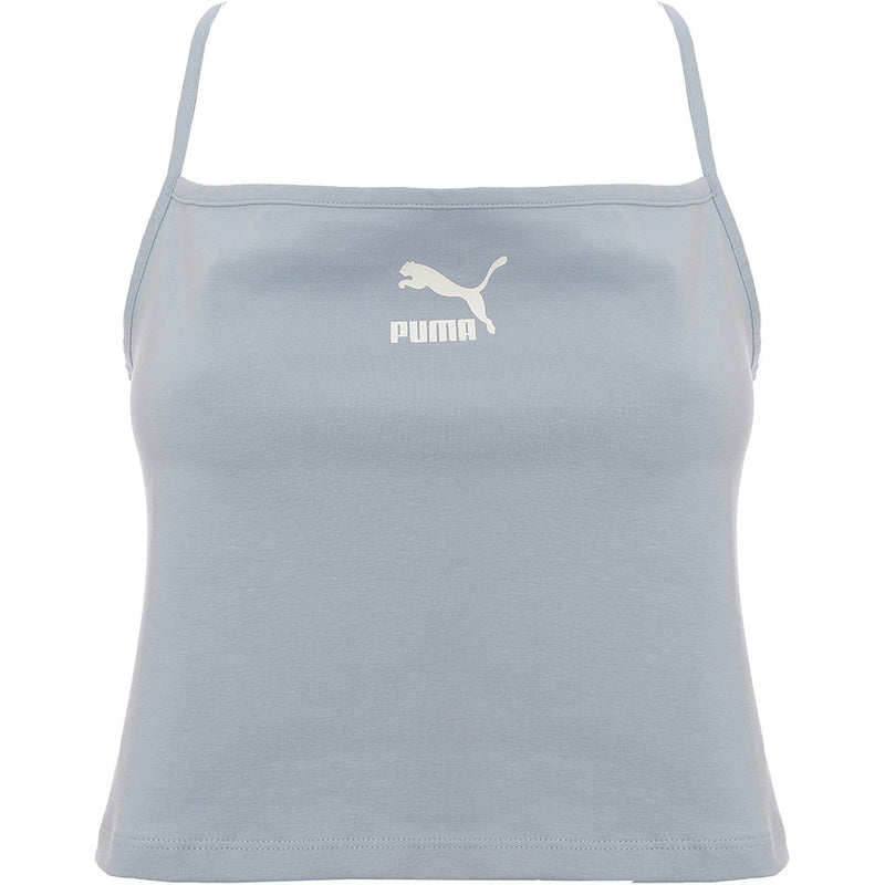 Puma Women's Blue Classics Strappy Tank Top