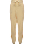 M Lounge Women's Unbleached Relaxed Knitted Joggers Co-ord in beige