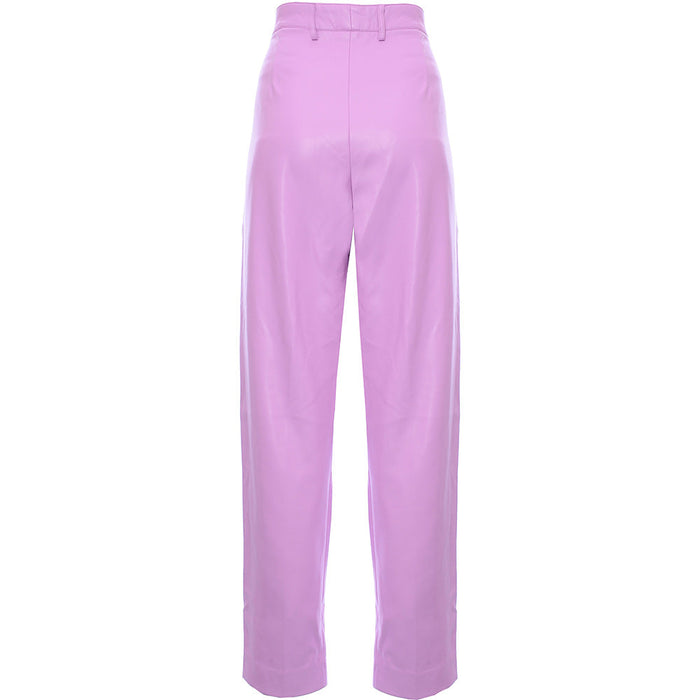 French Connection Women's Lilac PU Co-ord Crolenda Suit Trousers