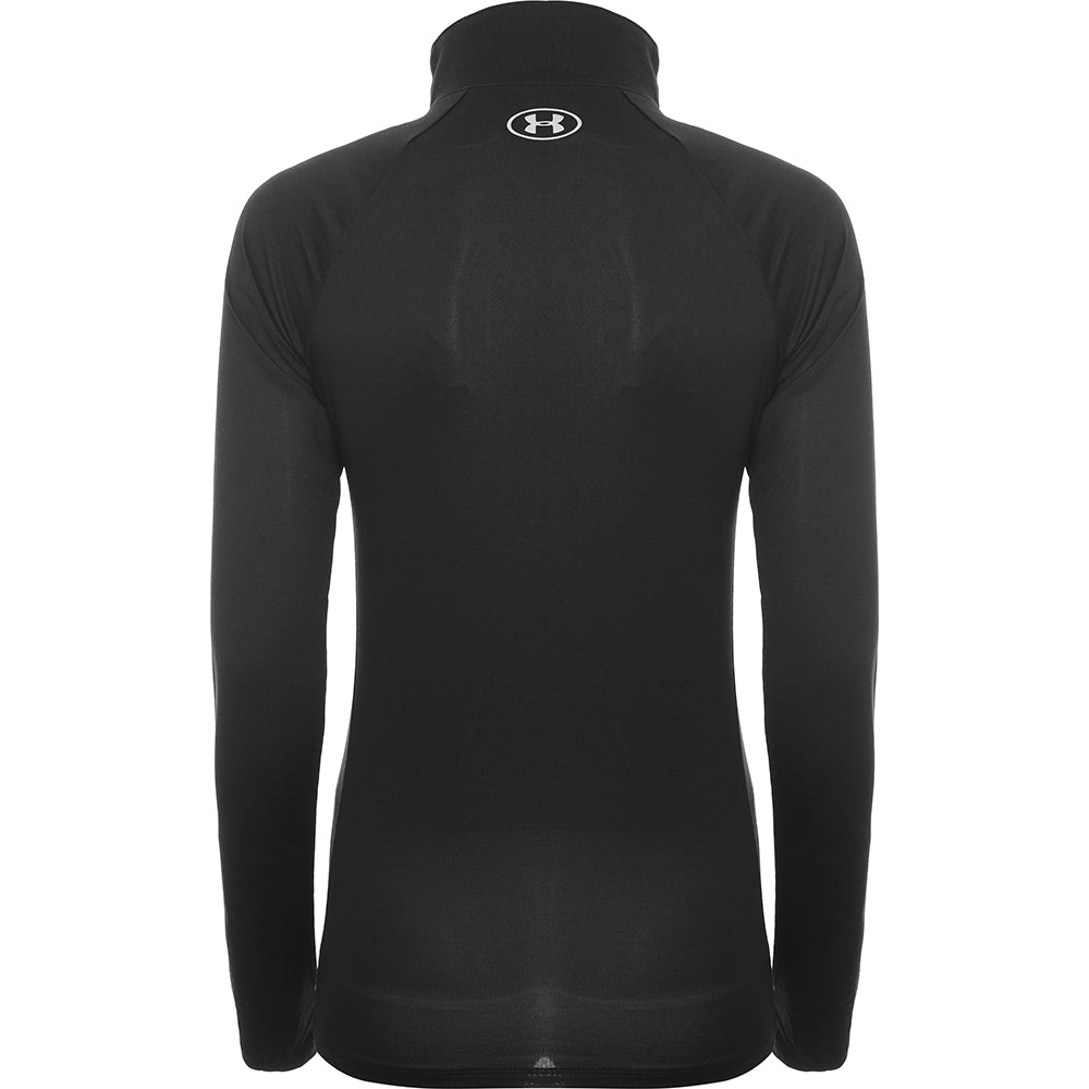 Under Armour Womens Tech 1/2 Zip Long Sleeve Top In Black