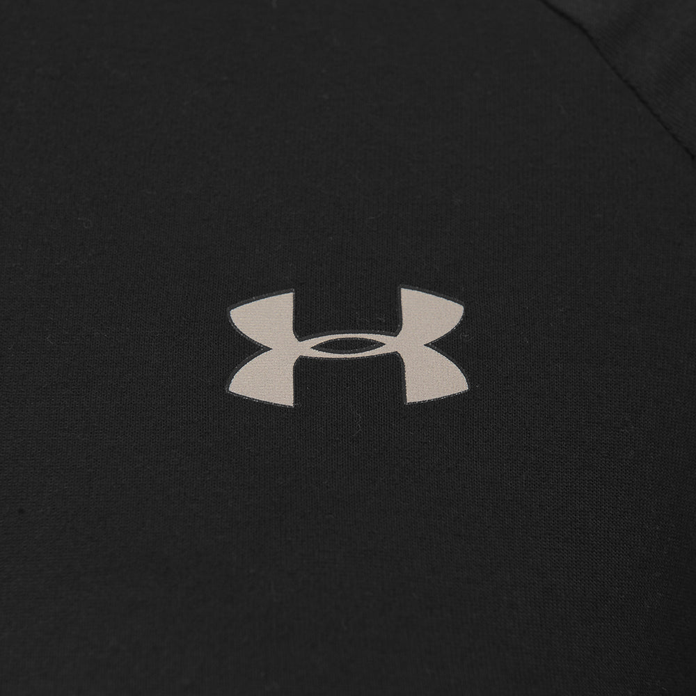 Under Armour Womens Tech 1/2 Zip Long Sleeve Top In Black