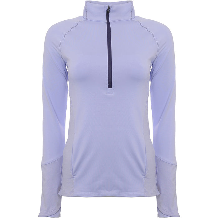 Under Armour Women's Purple Cozy Half Zip Long Sleeve Top