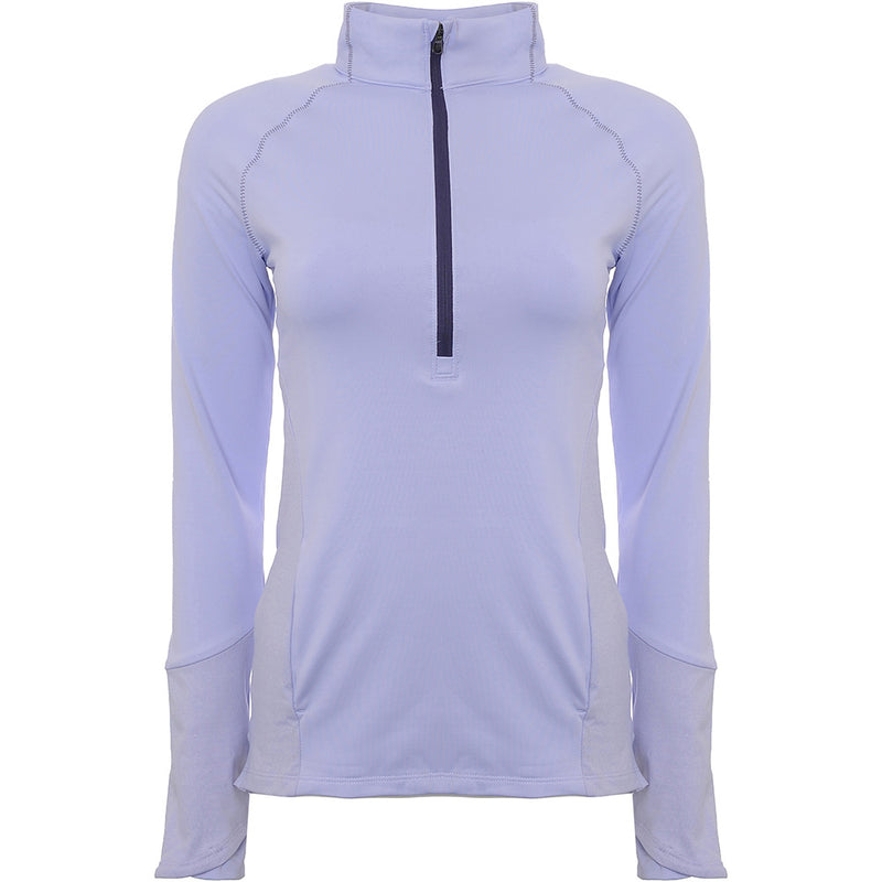 Under Armour Women's Purple Cozy Half Zip Long Sleeve Top