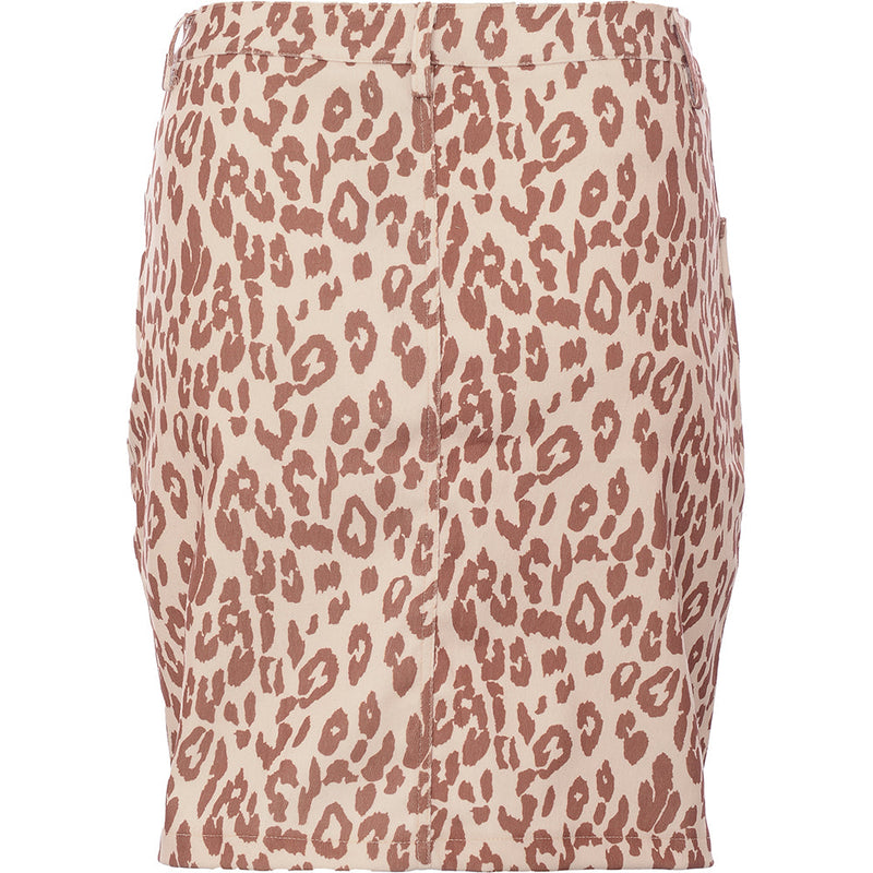 Daisy Street Women's Leopard Print Mini Skirt