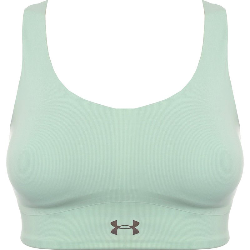 Under Armour Women's Green Rush Auxetic Mid Bra