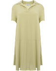 Weekday Women's Sage Green Millie Smock Mini Dress