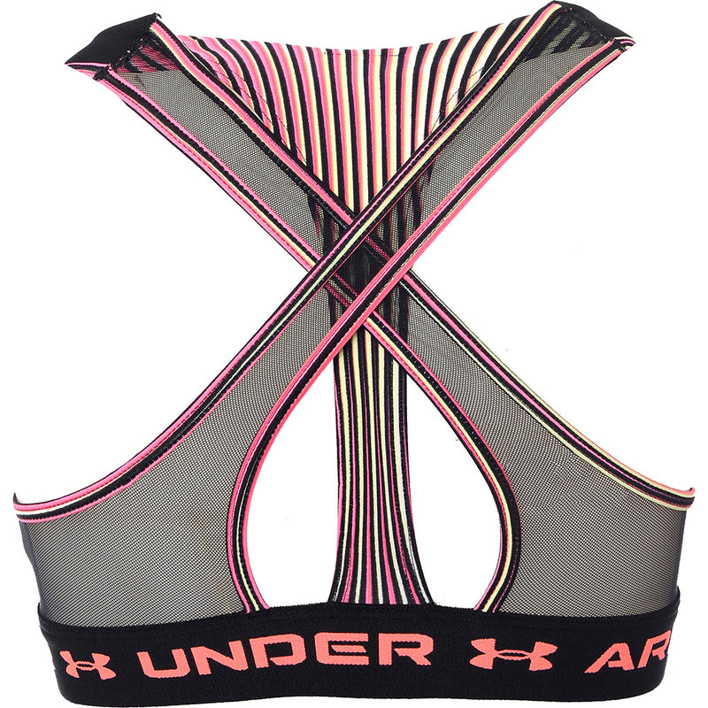 Under Armour Women's Black Crossback 80's Bra