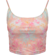 ONZIE Womens Belle Light Support Cropped Sports Bra in Rose All Day