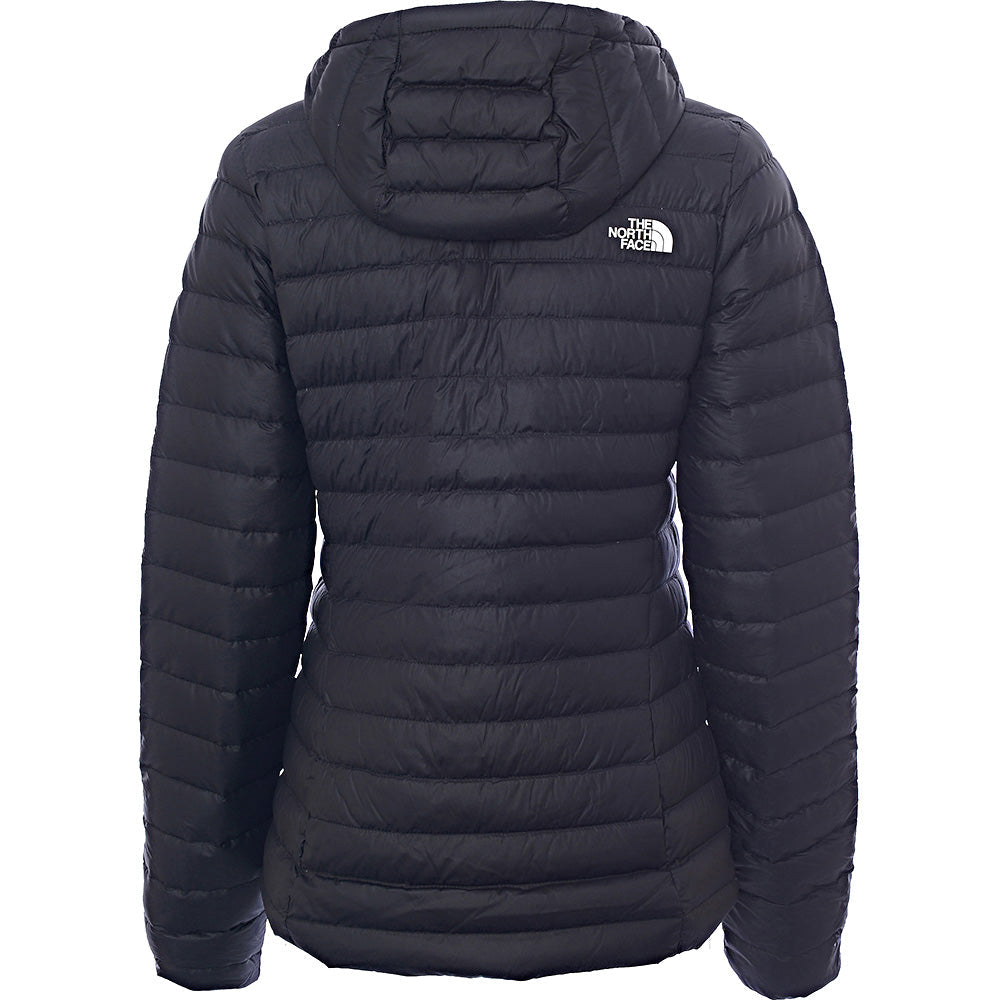 The North Face Women&#39;s Black Stretch Down Hooded Coat