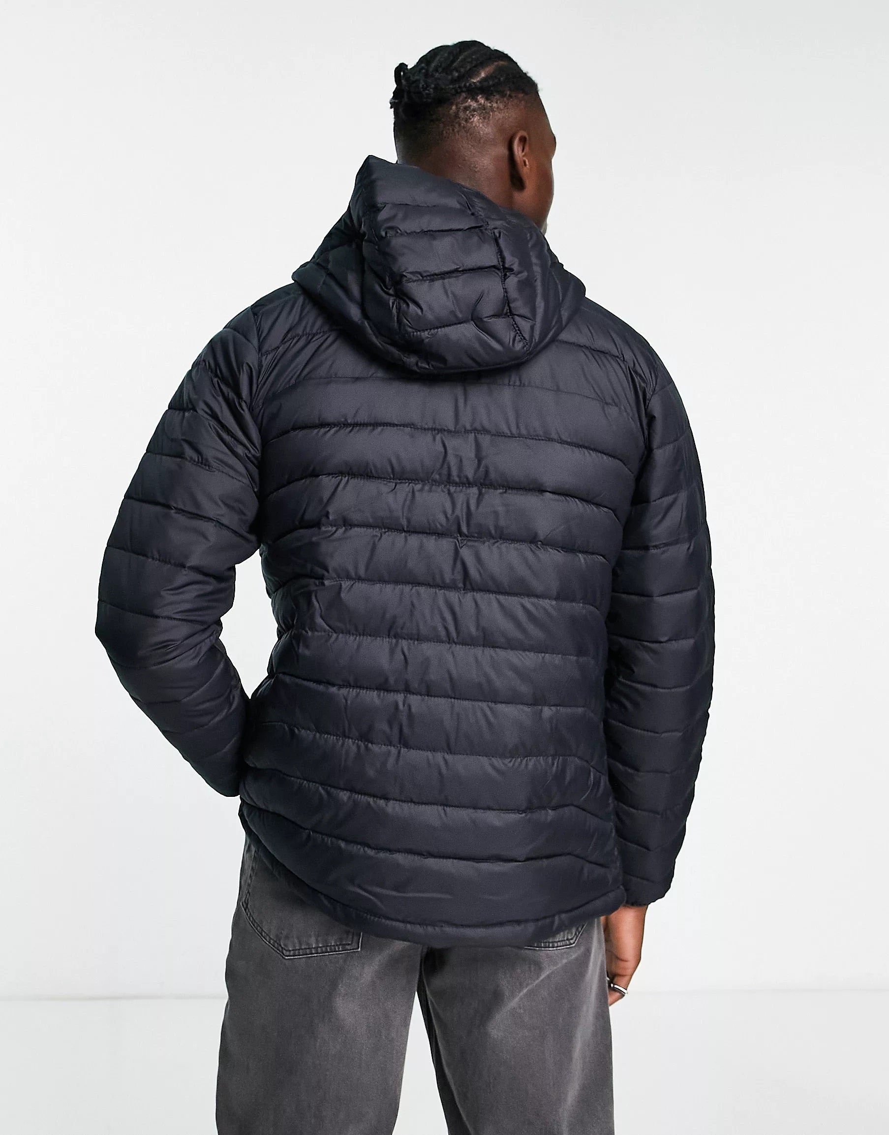Columbia Womens Powder Lite Hooded Jacket In Black