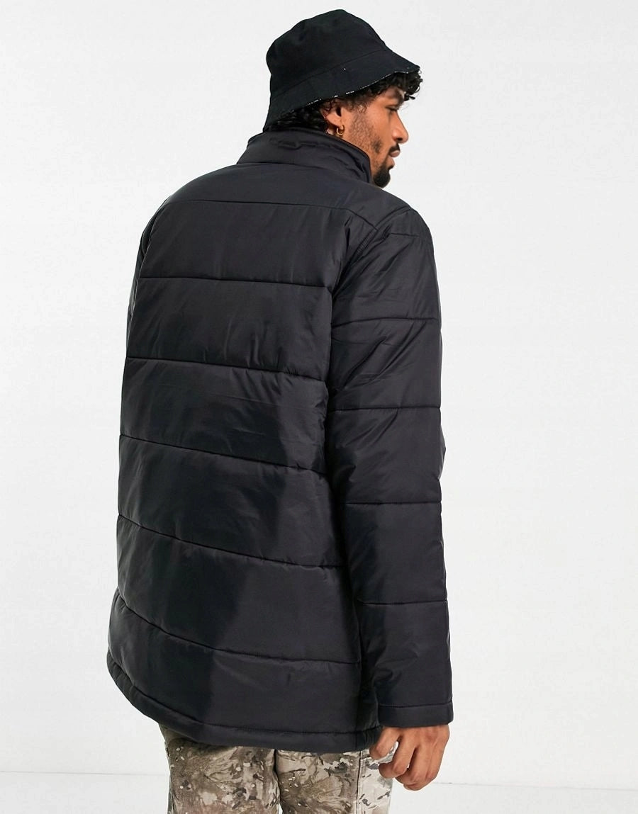 Mens Vans Long Layton Puffer Jacket in Black