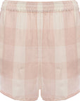 New Look Women's Co-Ord Gingham Shorts in Pink Check