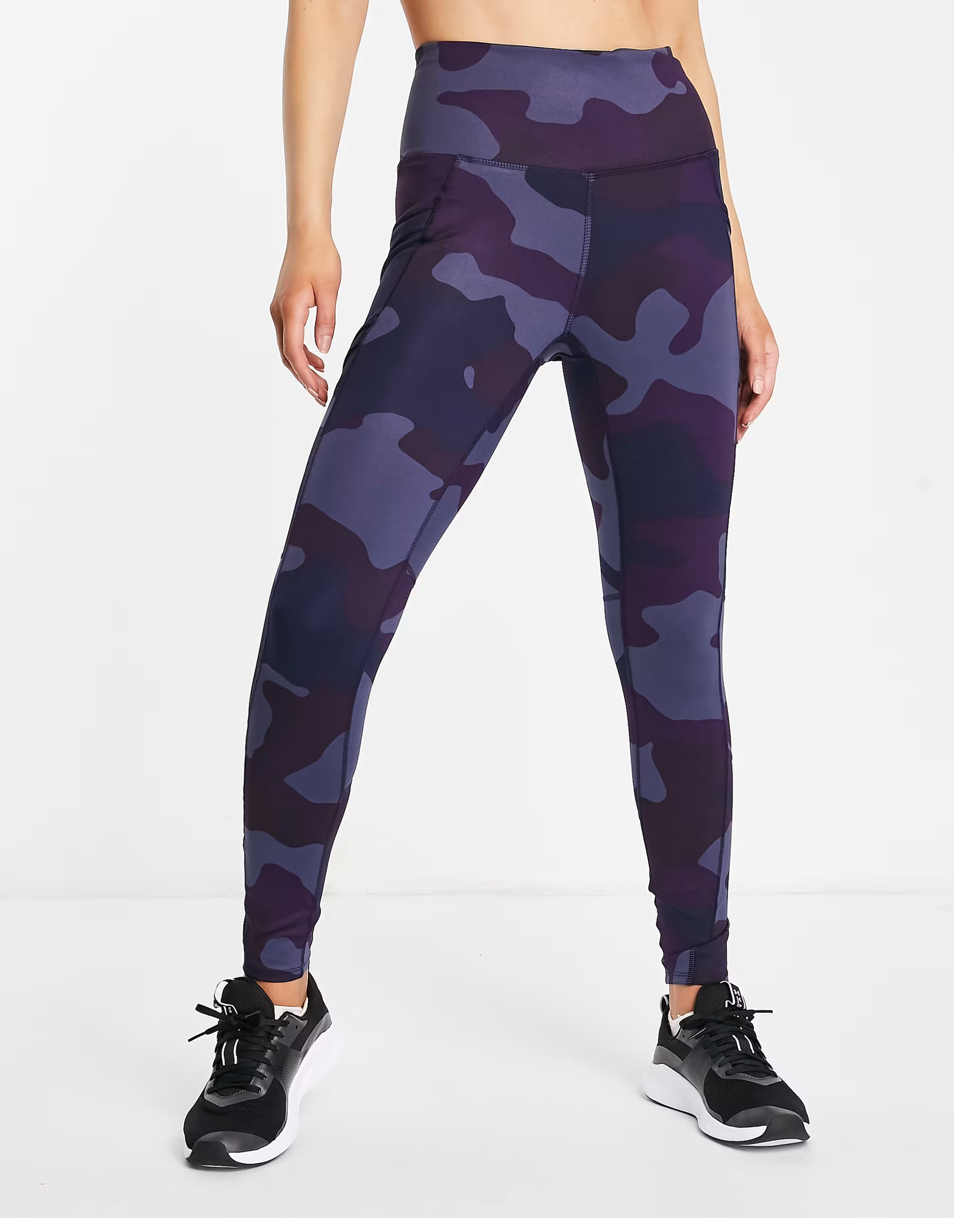 Columbia Womens Windgates Camo Leggings In Purple