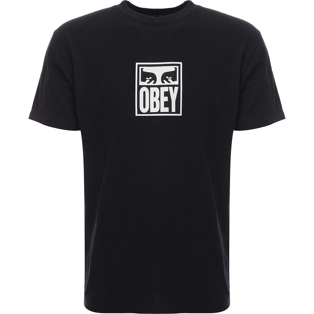 Obey Mens Icon 3 T-Shirt in Black