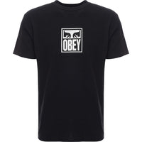 Obey Mens Icon 3 T-Shirt in Black