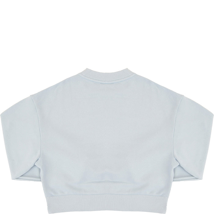 Puma Women's Baby Blue Classics Balloon Sleeve Sweatshirt