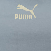 Puma Women's Blue Classics Square Neck Chunky Strap Top