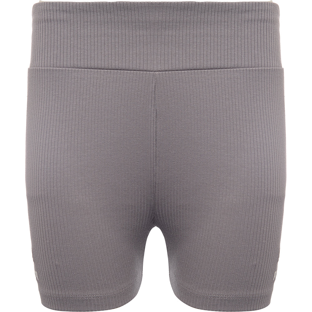 Puma Women's Storm Grey Ribbed Legging Shorts