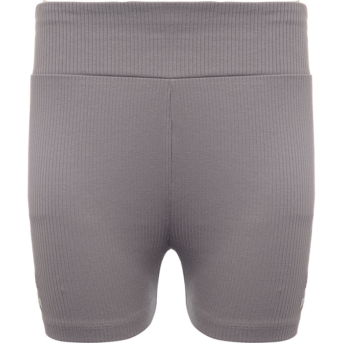 Puma Women's Storm Grey Ribbed Legging Shorts