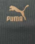 Puma Women's Deep Green Ribbed Unitard