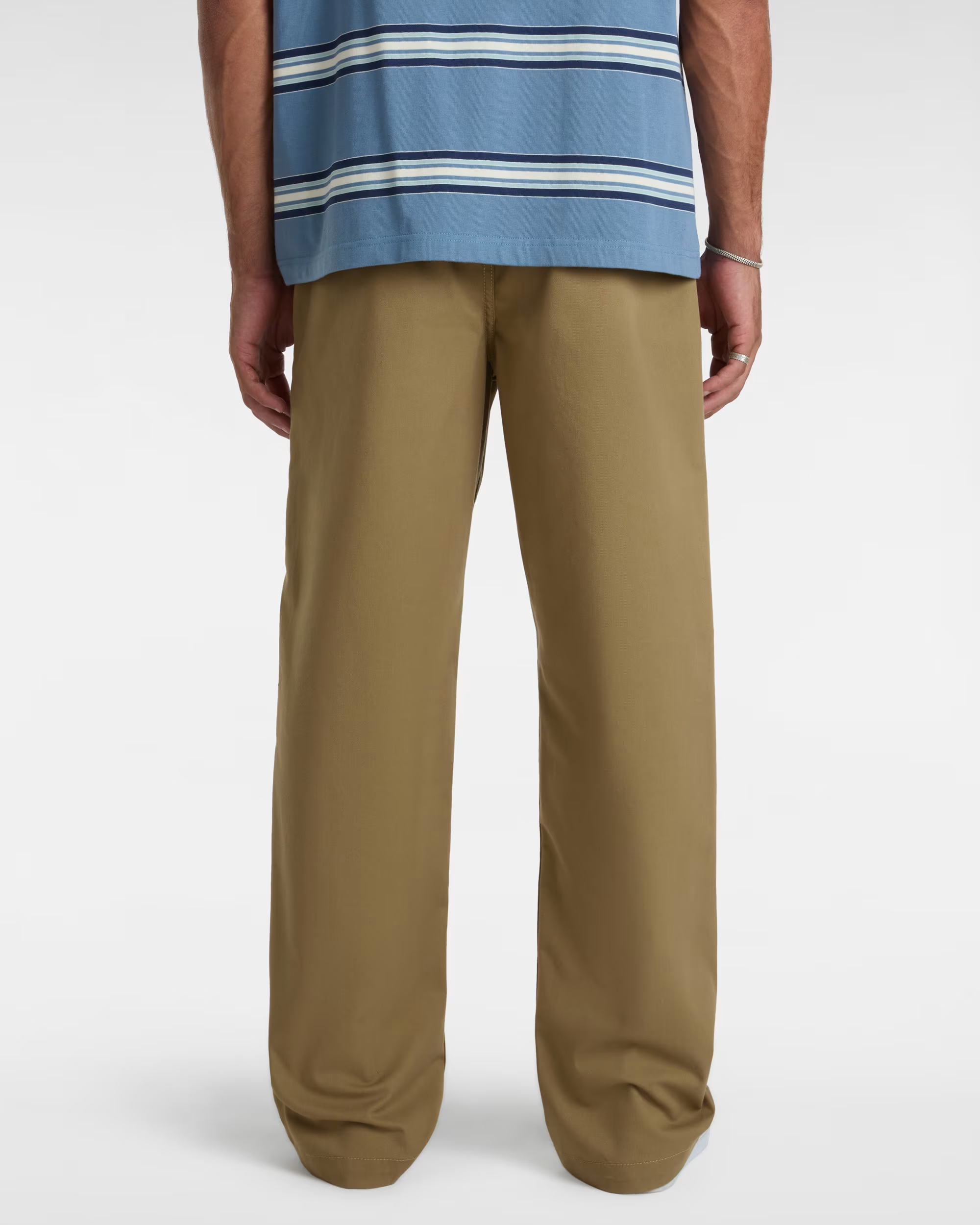 Vans Mens Authentic Loose Fit Chino Trousers In Brown