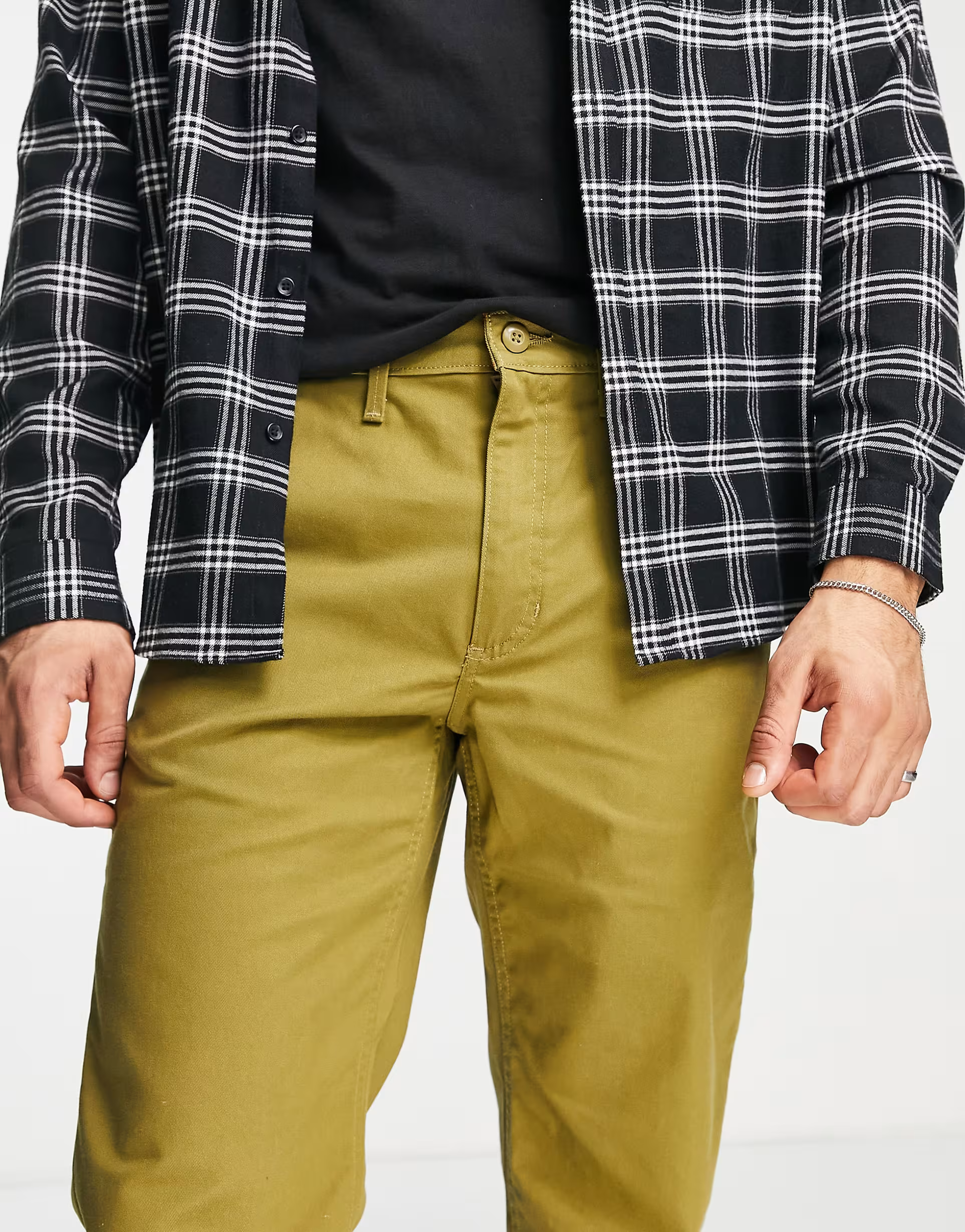 Vans Mens Authentic Loose Fit Chino Trousers In Brown