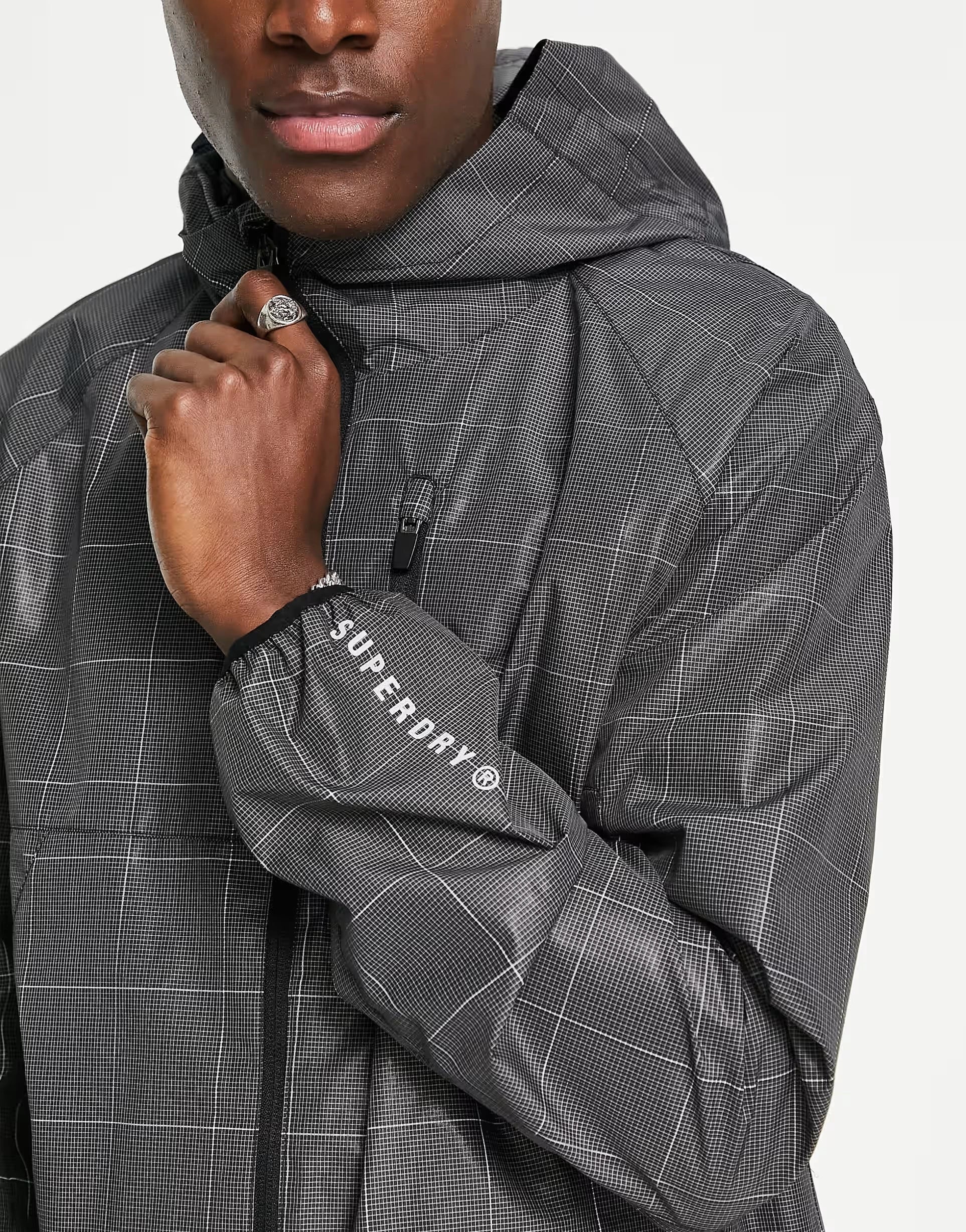 Mens Superdry Sport Training Packable Jacket