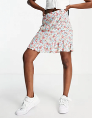 Womens Nobody's Child Mini Flippy Skirt In Summer Floral