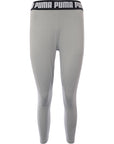 Puma Womens Training Strong Leggings in Grey