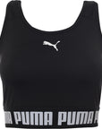 Puma Women's Black Training Strong Crop Top