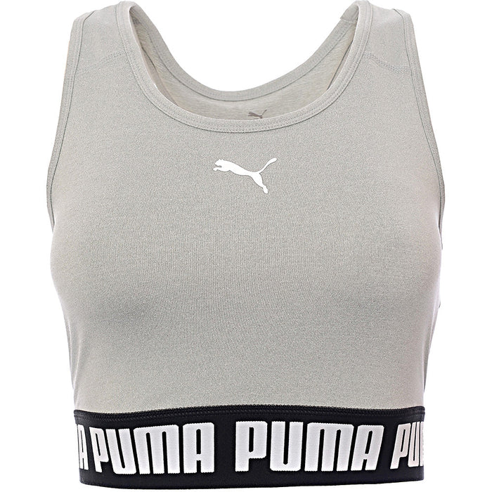 Puma Women's Training Strong Crop Top in Grey