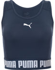 Puma Women's Navy Training Strong Crop Top